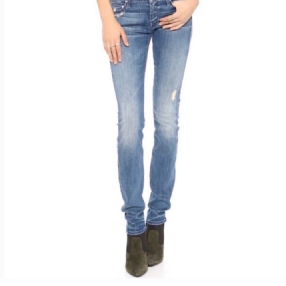 Mother High-Waisted Looker in Cream Soda